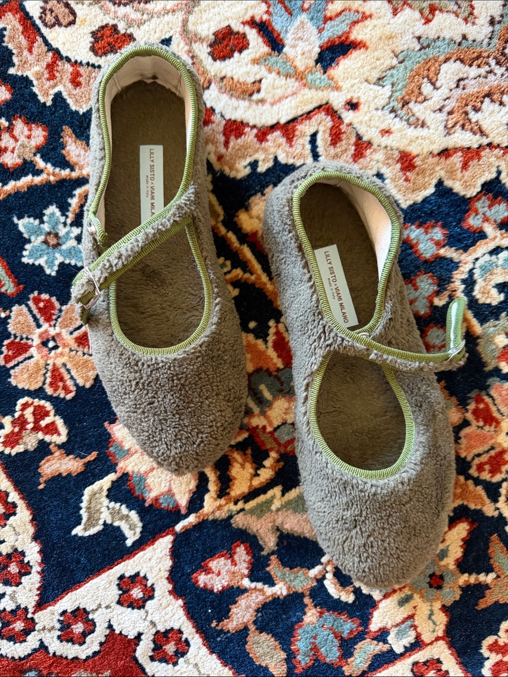 Lilly Sisto x Viani Milano Jalapeño Shearling Mary Jane - size 38